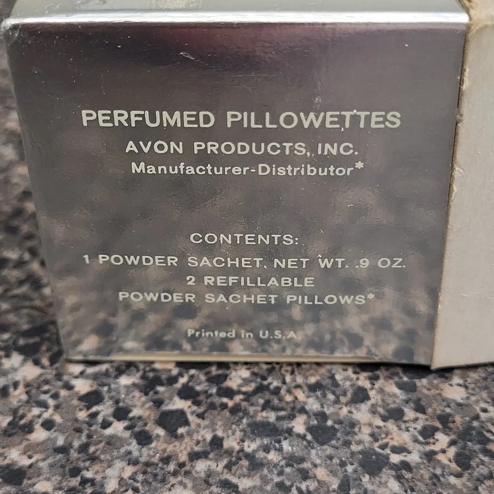 VINTAGE Avon Rapture Perfumed‎ Pillowettes  Powder Satchet & 2 Satchet Pillows